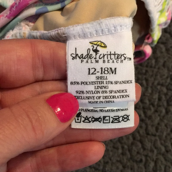 ⭐️Host pick ❤️!!Girls ruffle multicolored one piece - Picture 5 of 9